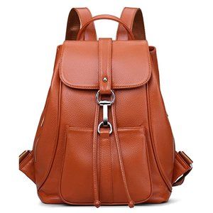 Coolcy Genuine Leather Backpack